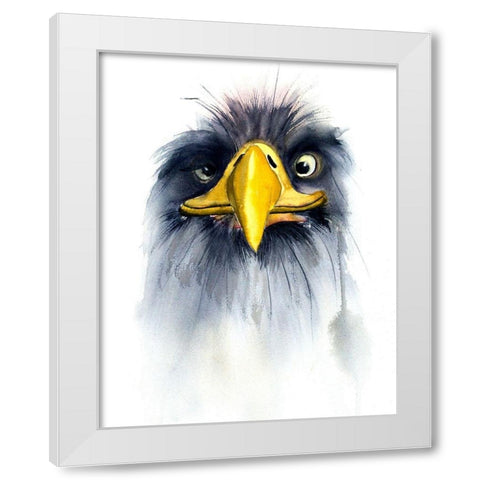 Hellur White Modern Wood Framed Art Print by Shefranov, Olga