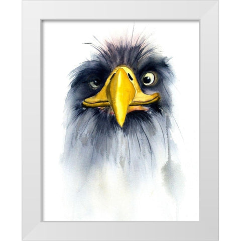 Hellur White Modern Wood Framed Art Print by Shefranov, Olga