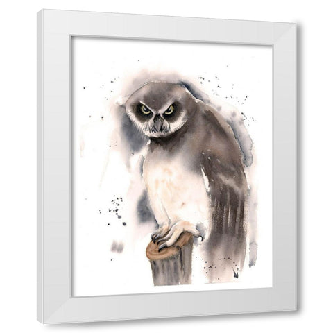 Mad White Modern Wood Framed Art Print by Shefranov, Olga
