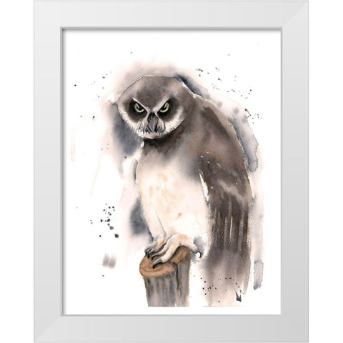 Mad White Modern Wood Framed Art Print by Shefranov, Olga