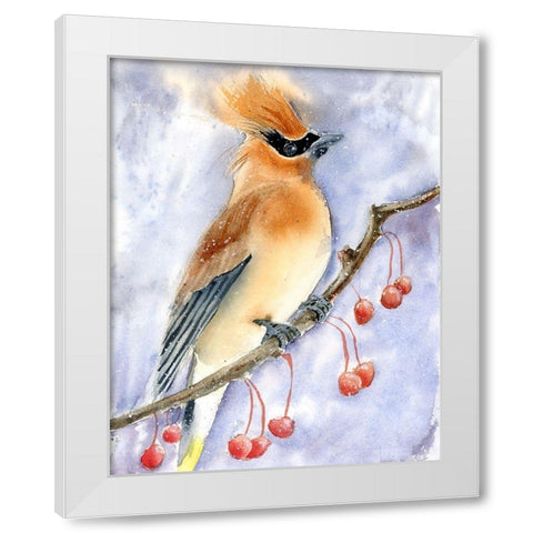 Proud White Modern Wood Framed Art Print by Shefranov, Olga