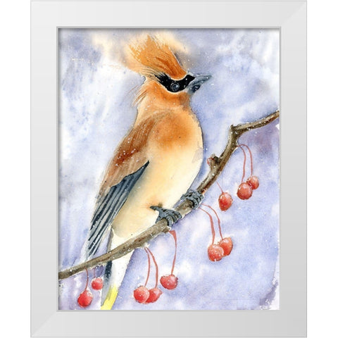 Proud White Modern Wood Framed Art Print by Shefranov, Olga