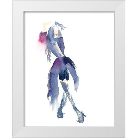 Figurative White Modern Wood Framed Art Print by Shefranov, Olga