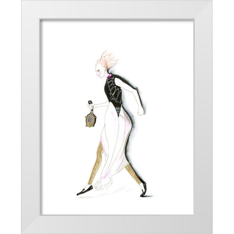 Stomp White Modern Wood Framed Art Print by Shefranov, Olga