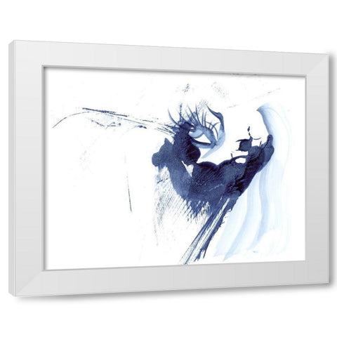 Figurative in Navy White Modern Wood Framed Art Print by Shefranov, Olga