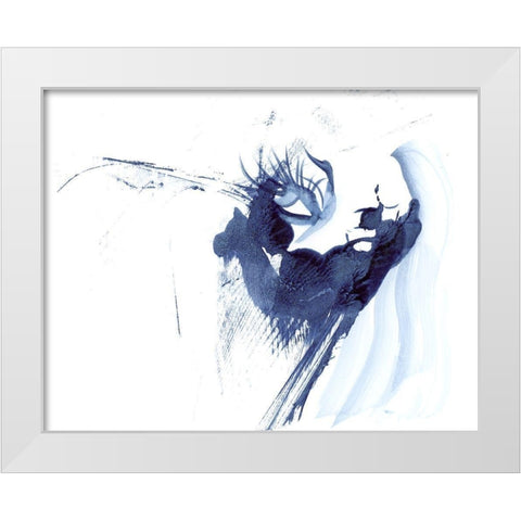 Figurative in Navy White Modern Wood Framed Art Print by Shefranov, Olga