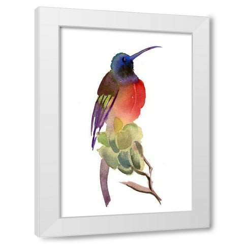 Red Chest White Modern Wood Framed Art Print by Shefranov, Olga