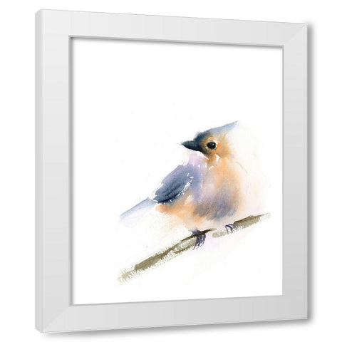 Sonja White Modern Wood Framed Art Print by Shefranov, Olga