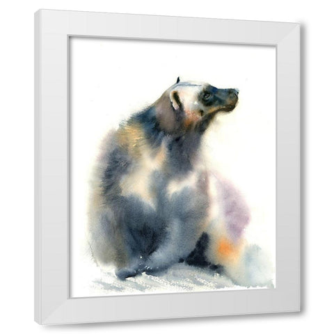 Cold Shoulder White Modern Wood Framed Art Print by Shefranov, Olga