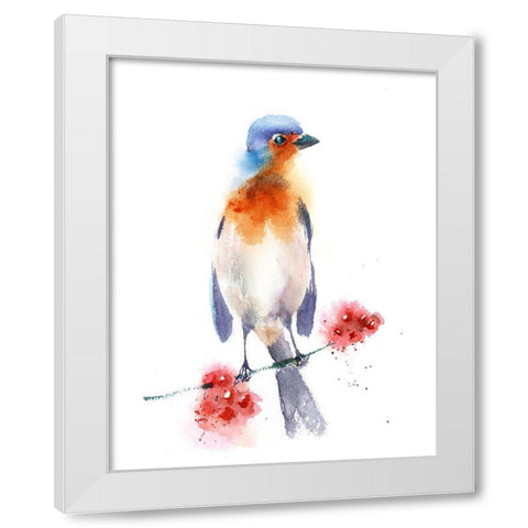 Solidarity III White Modern Wood Framed Art Print by Shefranov, Olga