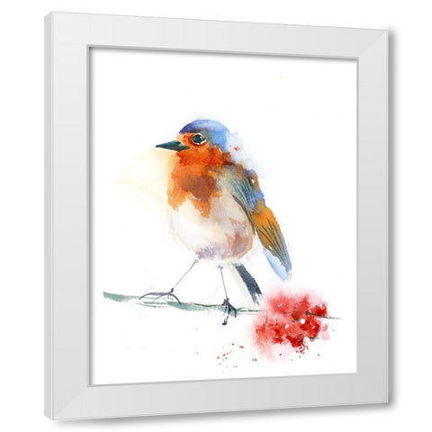 Solidarity IV White Modern Wood Framed Art Print by Shefranov, Olga