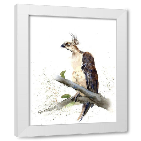 Not Today White Modern Wood Framed Art Print by Shefranov, Olga