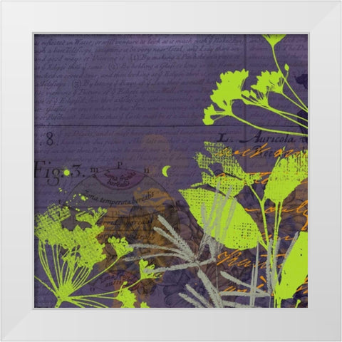 Wild Things I White Modern Wood Framed Art Print by P.S. Art Studios