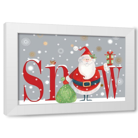 Snow White Modern Wood Framed Art Print by P.S. Art