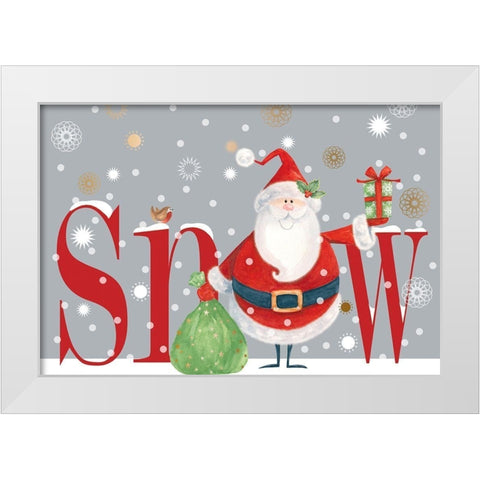 Snow White Modern Wood Framed Art Print by P.S. Art