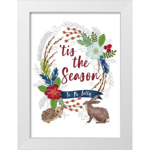 Tis the Season II White Modern Wood Framed Art Print by P.S. Art