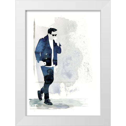 Cool Guy I White Modern Wood Framed Art Print by P.S. Art