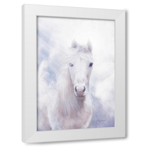 Free Spirit White Modern Wood Framed Art Print by Murdock, Ramona