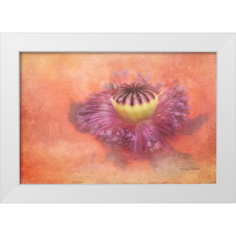 The Way She Glows White Modern Wood Framed Art Print by Murdock, Ramona