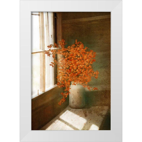 Rustic Bouquet White Modern Wood Framed Art Print by Murdock, Ramona