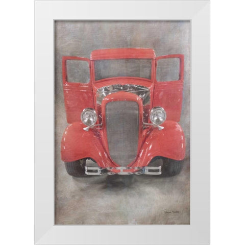 Red Hot Baby White Modern Wood Framed Art Print by Murdock, Ramona