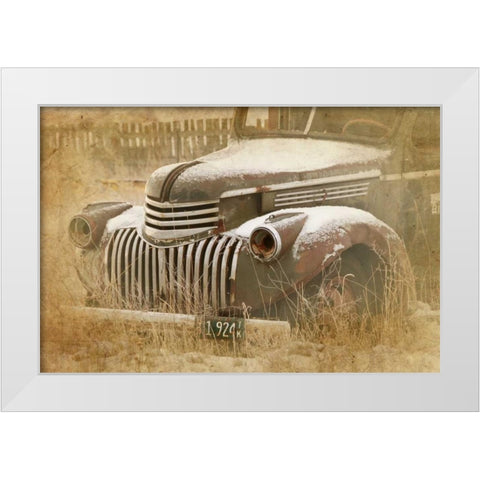 Truck Circa White Modern Wood Framed Art Print by Murdock, Ramona