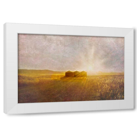 Open Spaces White Modern Wood Framed Art Print by Murdock, Ramona