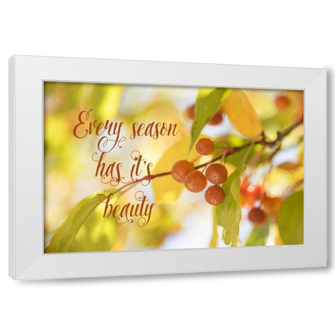 Every Season White Modern Wood Framed Art Print by Murdock, Ramona