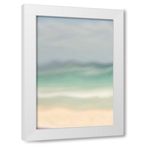 Coastal Dream White Modern Wood Framed Art Print by Murdock, Ramona