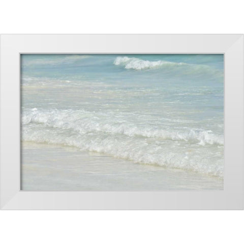 Ocean II White Modern Wood Framed Art Print by Murdock, Ramona