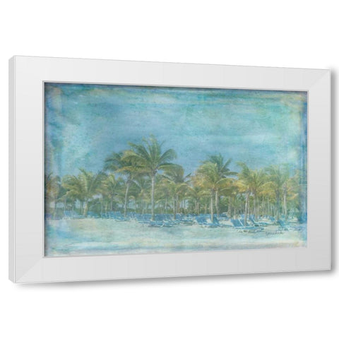 Paradise White Modern Wood Framed Art Print by Murdock, Ramona