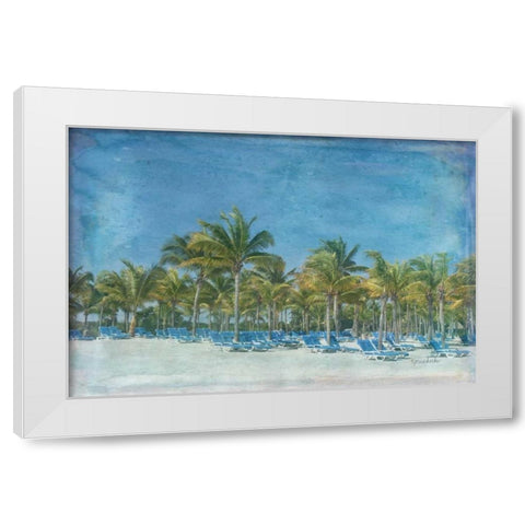 Paradise II White Modern Wood Framed Art Print by Murdock, Ramona
