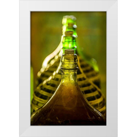 Gin Jugs White Modern Wood Framed Art Print by Murdock, Ramona