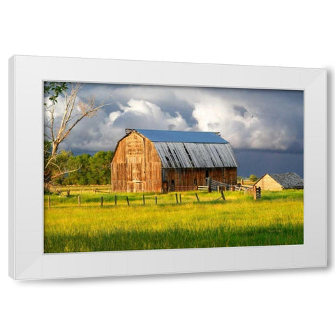 After the Storm I White Modern Wood Framed Art Print by Murdock, Ramona