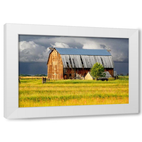 After the Storm II White Modern Wood Framed Art Print by Murdock, Ramona