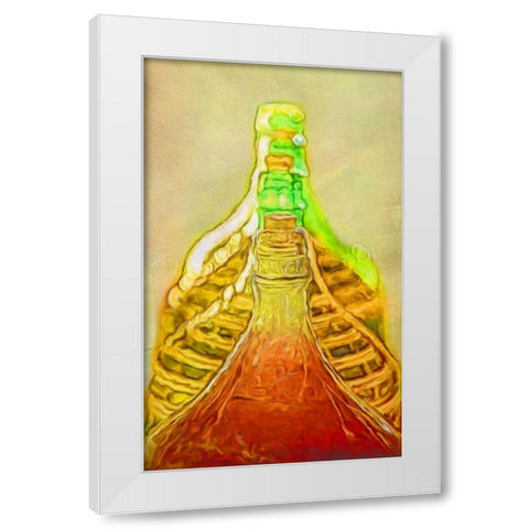 Gin Jugs II White Modern Wood Framed Art Print by Murdock, Ramona