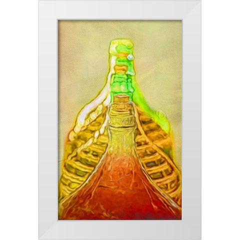 Gin Jugs II White Modern Wood Framed Art Print by Murdock, Ramona