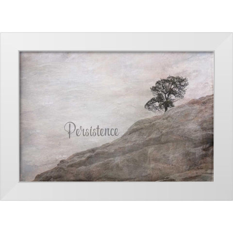 Persistence White Modern Wood Framed Art Print by Murdock, Ramona