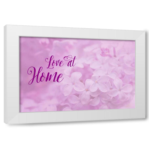 Love at Home White Modern Wood Framed Art Print by Murdock, Ramona