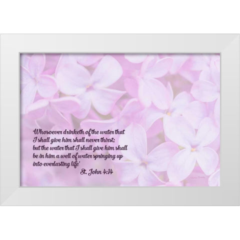 Living Water White Modern Wood Framed Art Print by Murdock, Ramona