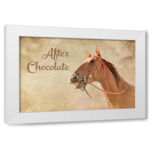 After Chocolate White Modern Wood Framed Art Print by Murdock, Ramona