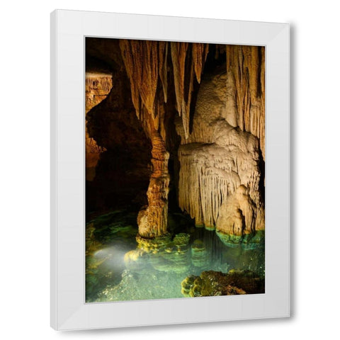 Lurery Cavern White Modern Wood Framed Art Print by Murdock, Ramona