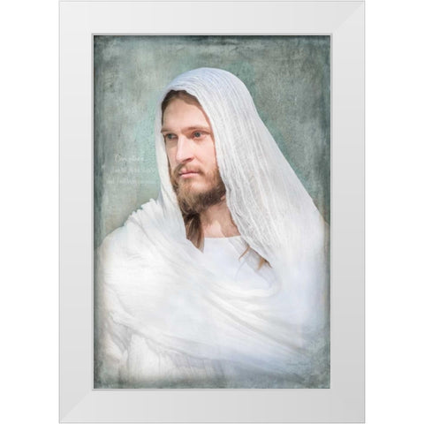 Messiah White Modern Wood Framed Art Print by Murdock, Ramona