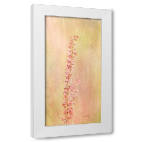Wildflower White Modern Wood Framed Art Print by Murdock, Ramona