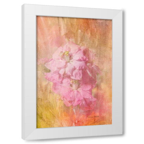 Snap Dragon White Modern Wood Framed Art Print by Murdock, Ramona