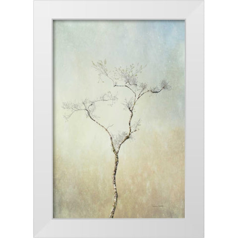Tall Tree White Modern Wood Framed Art Print by Murdock, Ramona