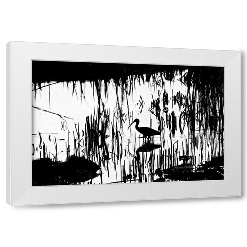Tranquility White Modern Wood Framed Art Print by Murdock, Ramona