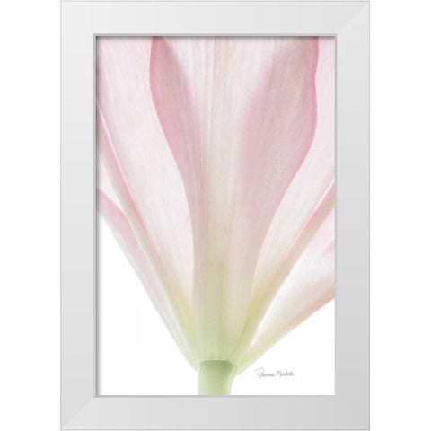 Transparent Lily II White Modern Wood Framed Art Print by Murdock, Ramona