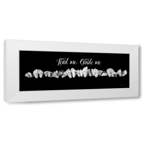 Lead Me Guide Me White Modern Wood Framed Art Print by Murdock, Ramona