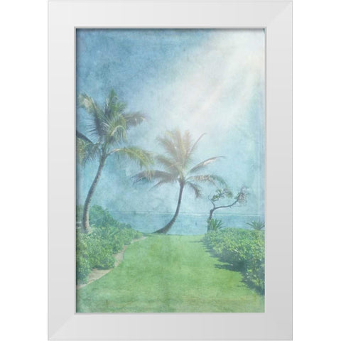 Paradise Found II White Modern Wood Framed Art Print by Murdock, Ramona